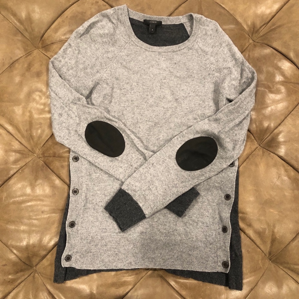 J. Crew two tone wool sweater